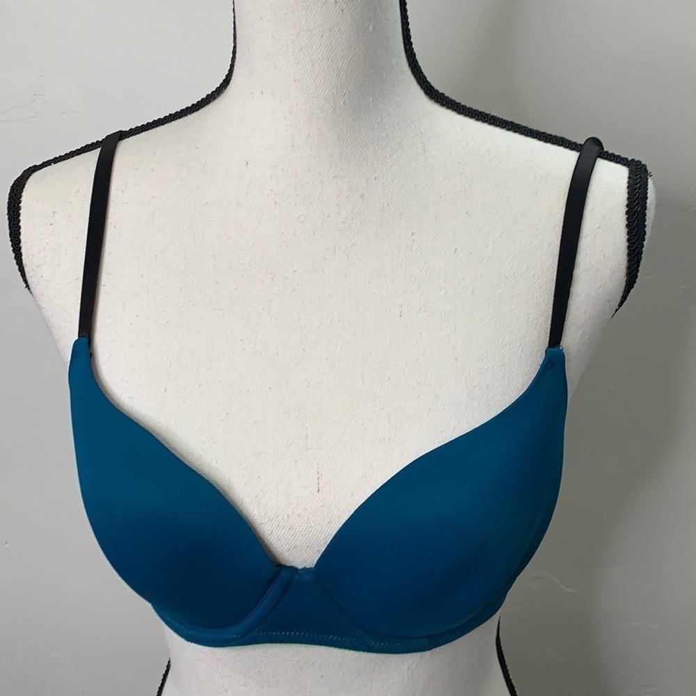 Pink by VS Teal Bra 34C